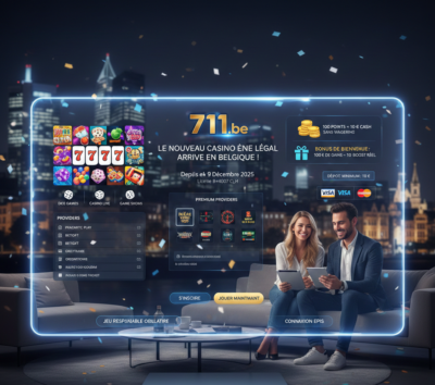 711.be : nouveau casino en ligne légal ouvre en Belgique 2025 - logo