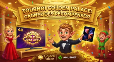 Golden Palace janvier 2026 : iPad Pro, TV 4K et cadeaux exclusifs à remporter - logo