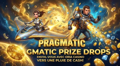 Pragmatic Prize Drops : Pluie de cash et émotions fortes sur Oria Casino - logo